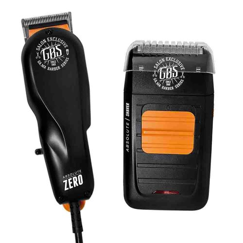 Kit GBS Máquina de Corte Zero e Barbeador Shaver 220V