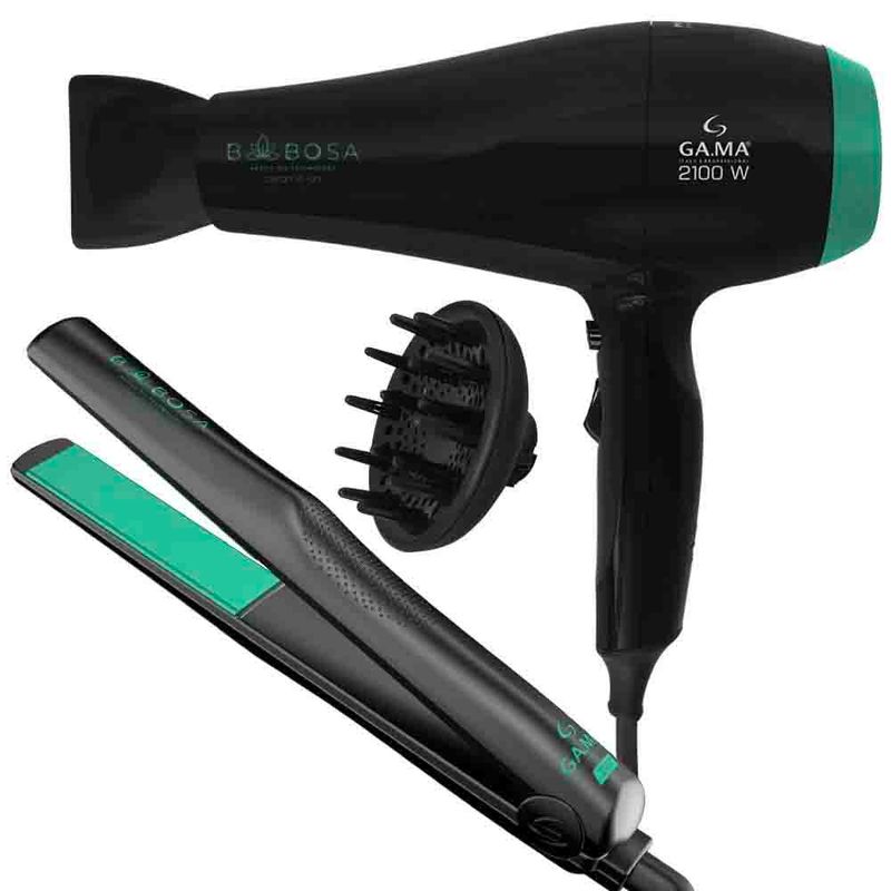 Kit secador de cabelo potente 4100 e chapinha gama salão - Britânia - Kit  Aparelhos Elétricos para Cabelo - Magazine Luiza