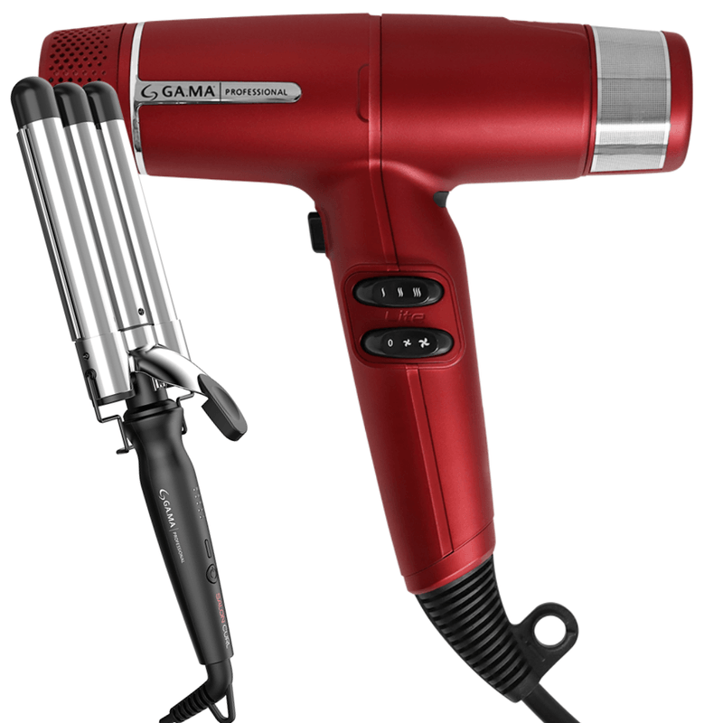 Kit-Secador-iQ-Lite-Red-e-Modelador-Triondas-Salon-CurlGAM-KIT-0056