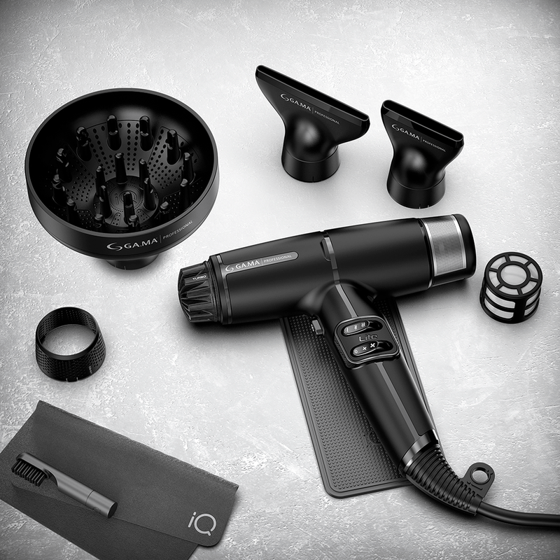Kit-Secador-iQ-Lite-Max-Black-e-Prancha-G-Evo-Silk-ChromeGAM-KIT-0073