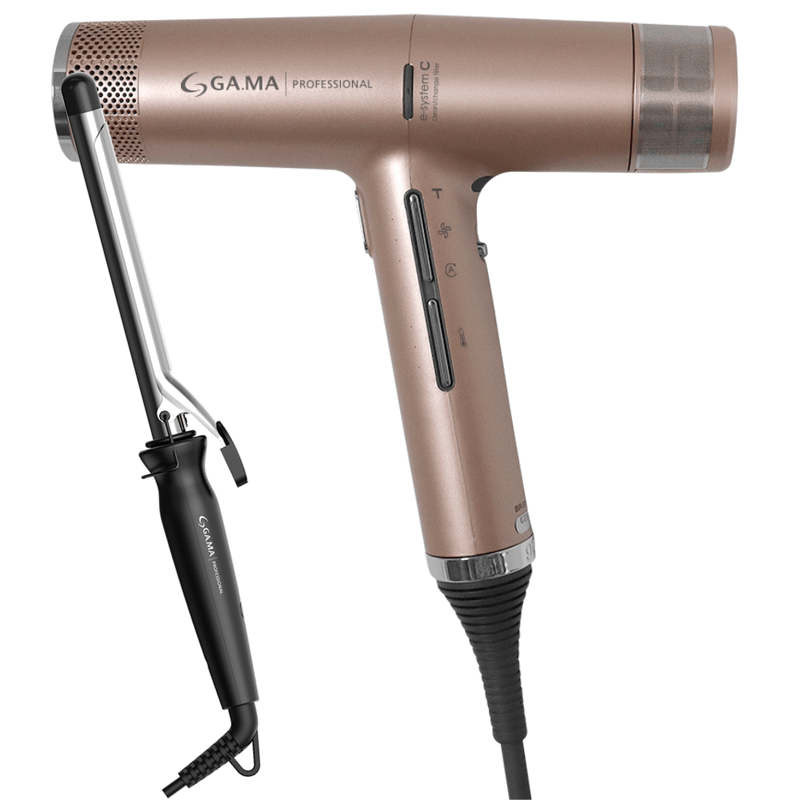 Kit-Secador-iQ3-Perfetto-Rose-Gold-e-Modelador-Salon-Curl-19mm-220V