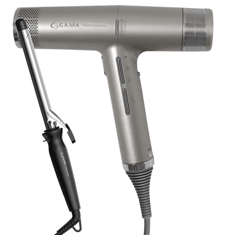 Kit-Secador-iQ3-Perfetto-Gray-e-Modelador-Salon-Curl-19mm-220V