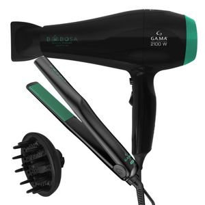 Kit Prancha e Secador de Cabelo Babosa