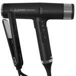 Kit Secador iQ3 Black e Prancha G-Evo Silk Chrome-1775745362443