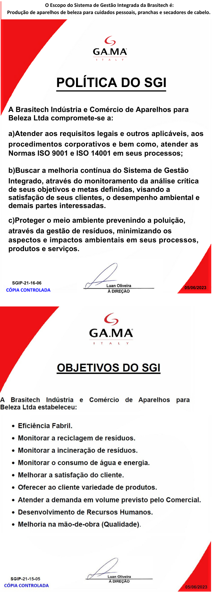 Politica do SGI